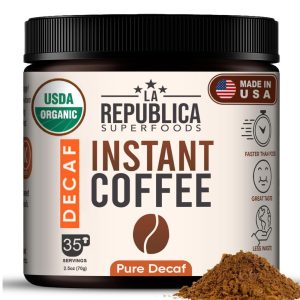 La Republica Organic Pure DECAF Instant Coffee