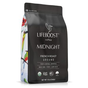 Lifeboost Coffee Midnight French Roast Ground