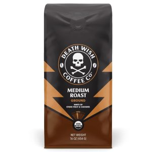 Death Wish Coffee Co. Medium Roast Ground Coffee